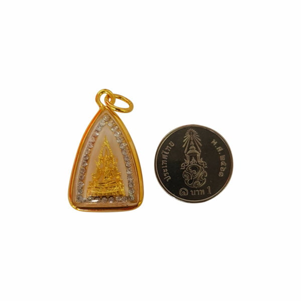 Buddha Chinnaraj Gold Thai Amulet