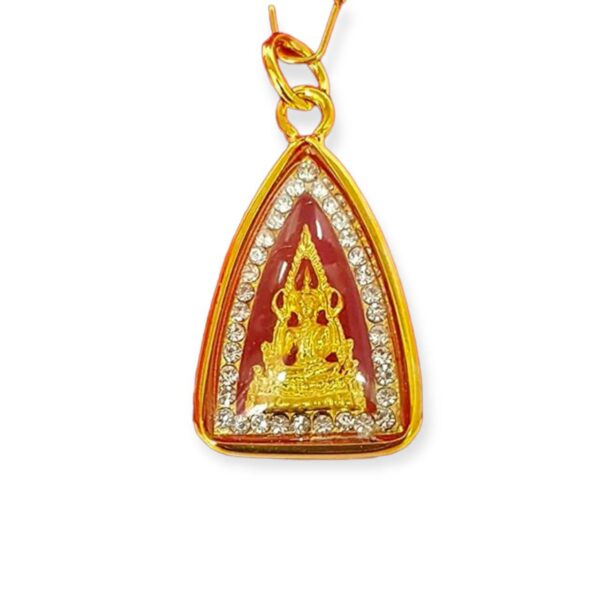 chinnarat Phra Phuttha Chinnarat Gold Thai Amulet Pendant