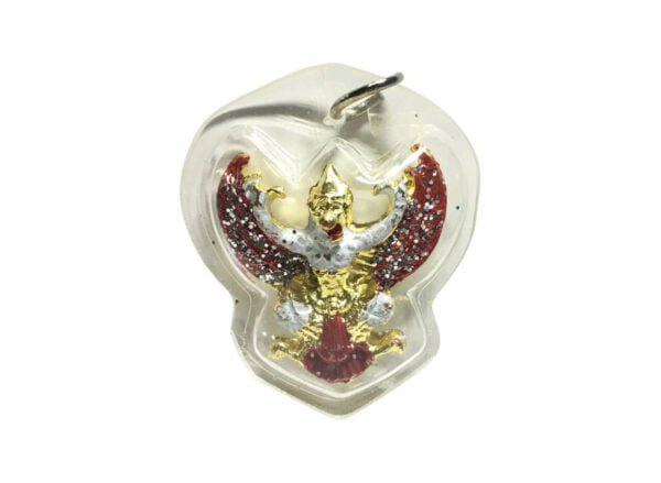 Garuda Red Color Thai Amulet Case
