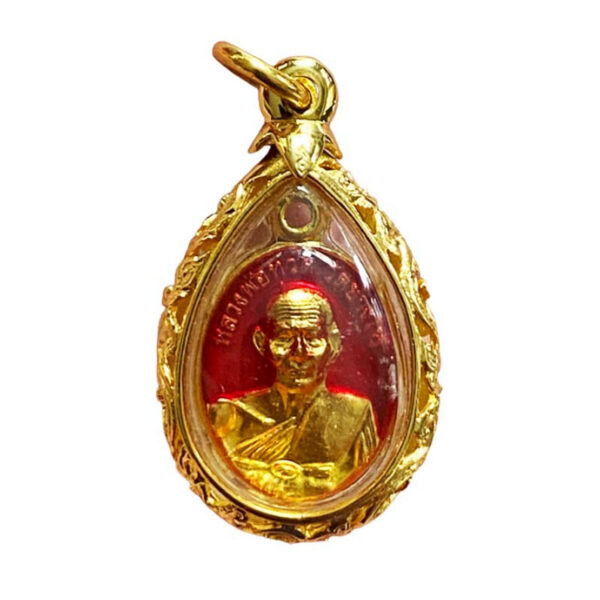 lpthuad gold LP Thuad Thai Amulet Gold Pendant 2558