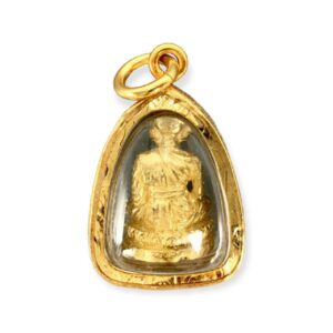 lpthuad pendant1 LP Thuad Thai Amulet Gold Pendant Jewelry
