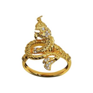 Phaya Nak Snake Thai Amulet Gold Ring