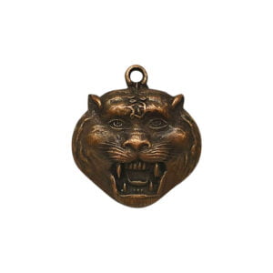LP Pern Tiger Copper Thai Amulet Wat Bang Phra