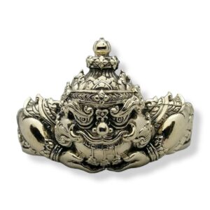 rahu lpkhambu Phra Rahu Gold White Ring LP Khambu