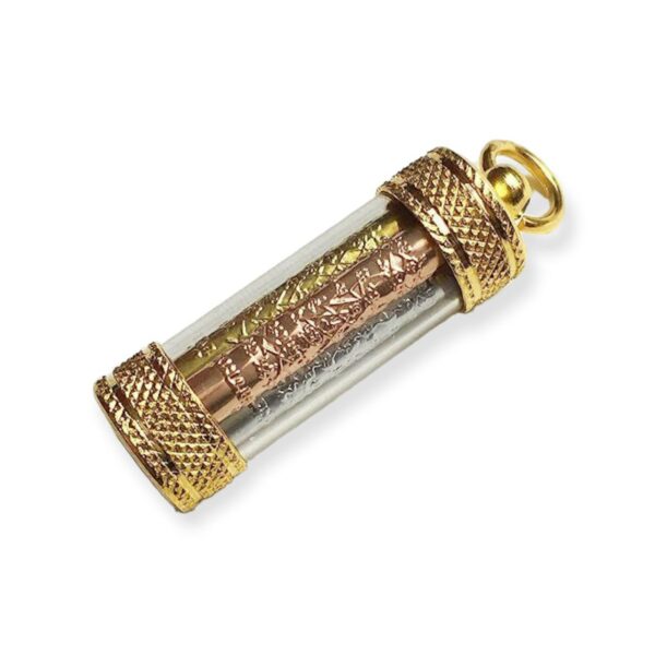 takrut 3kings Takrut Gold Thai Amulet 3 Color Kings Pendant