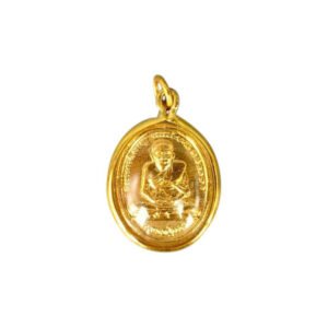 LP Thuad Thai Amulet Gold Pendant
