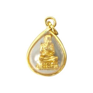 LP Thuad Thai Amulet Small Gold Pendant