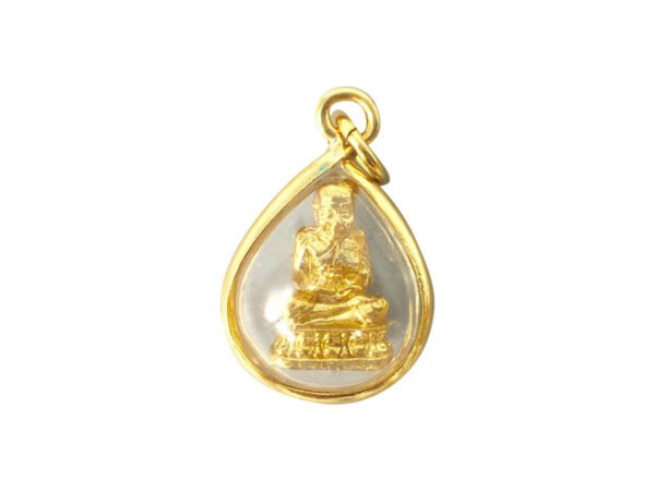 LP Thuad Thai Amulet Small Gold Pendant
