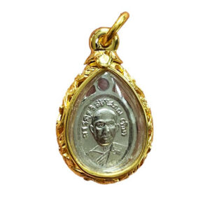 lpthuad silver1 LP Thuad Thai Amulet Gold Pendant 2558
