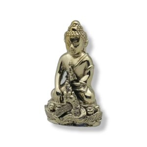 kring whitegold4 Phra Kring Buddha Figure 90 Years LP Khambu